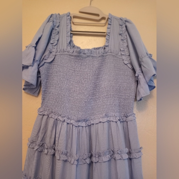 JessaKae Blue Long Dress S .L New - Picture 5 of 13